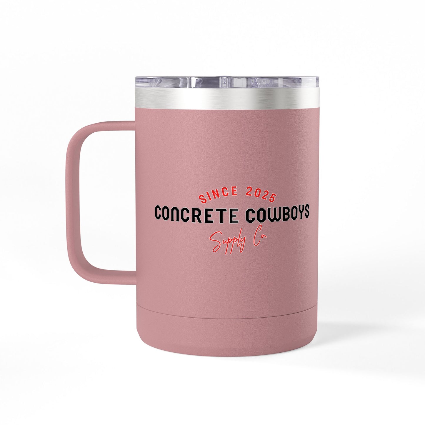 Reverse side showing Concrete Cowboys Supply Co. logo.