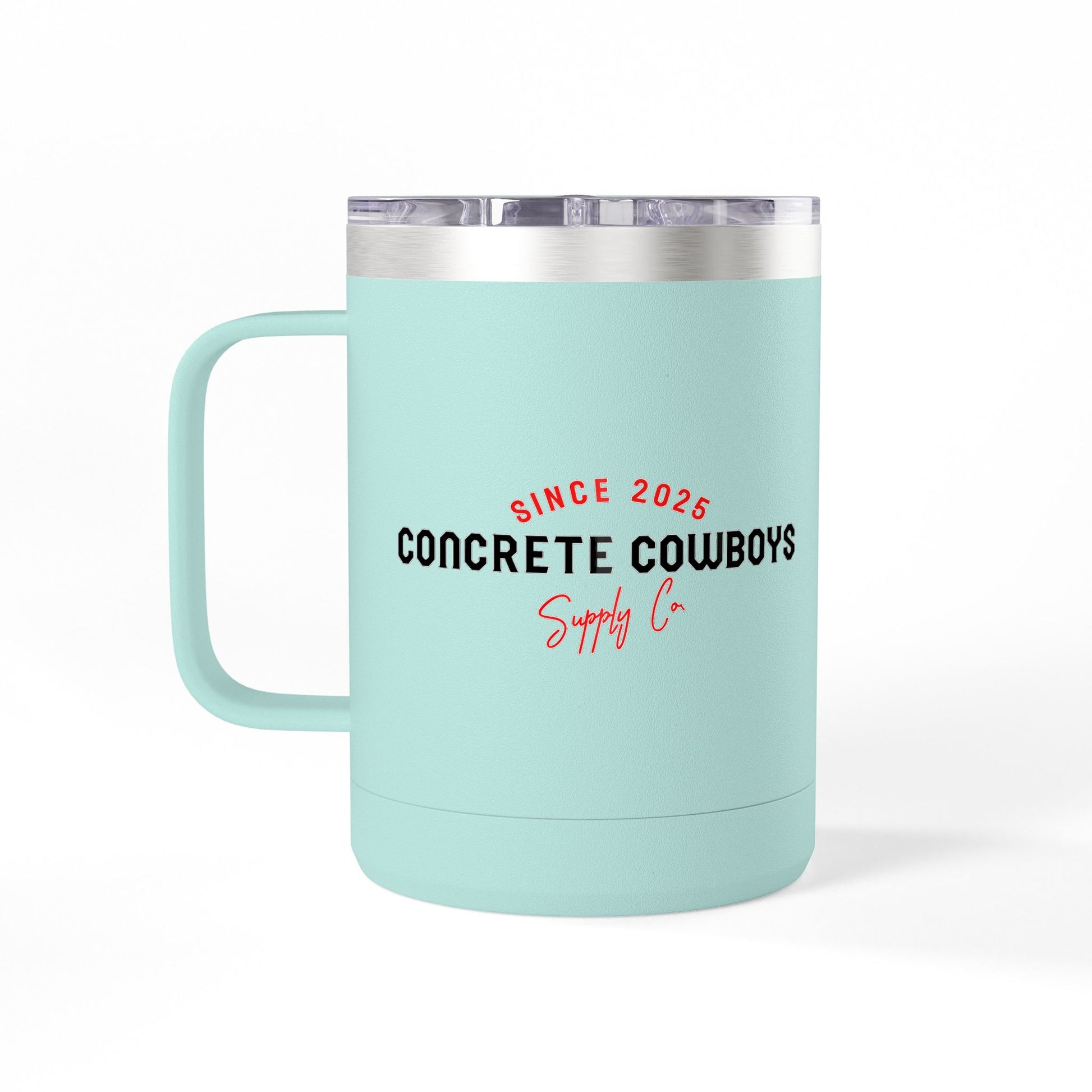 Reverse side showing Concrete Cowboys Supply Co. logo.