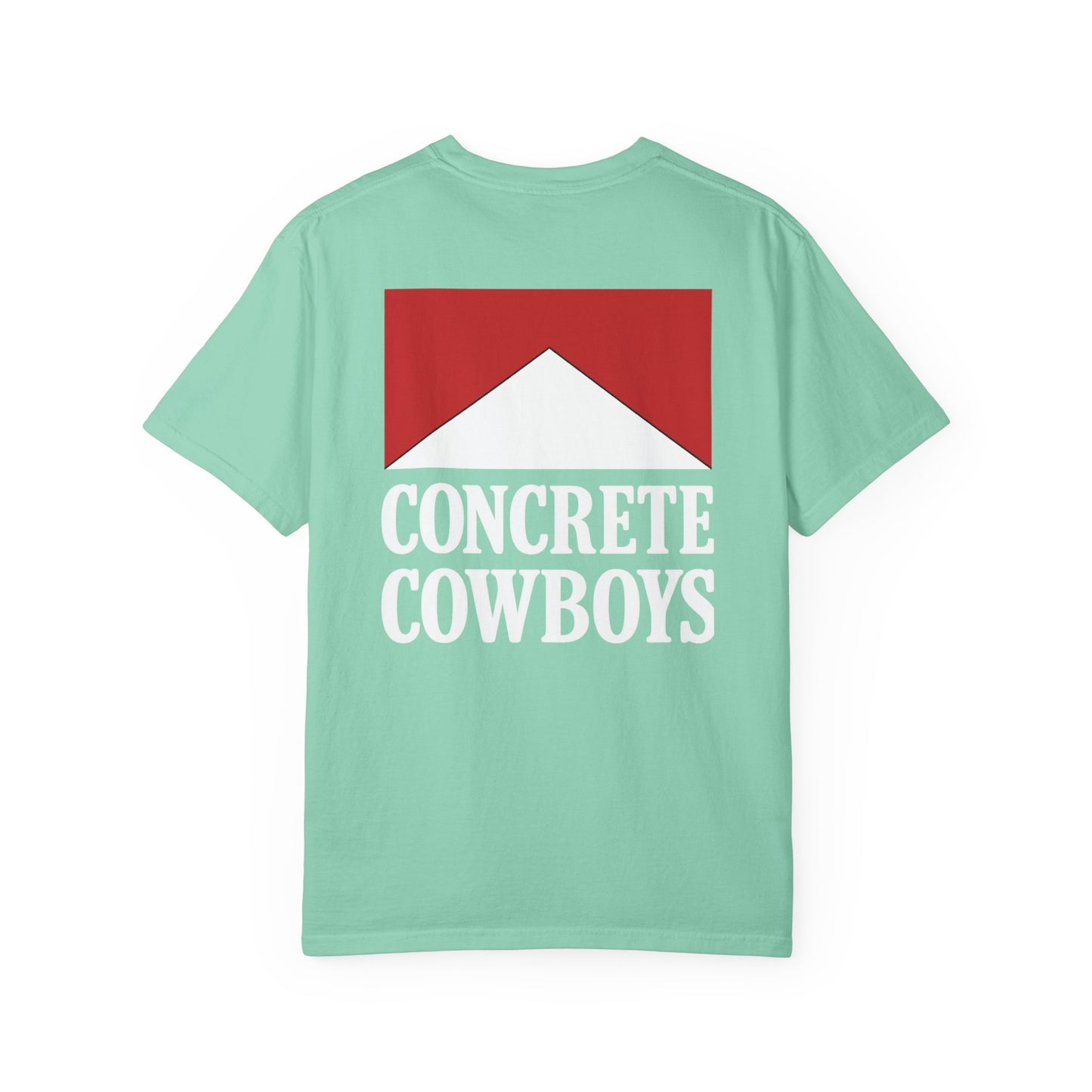 Back view showing Cowboy Killer graphic.

