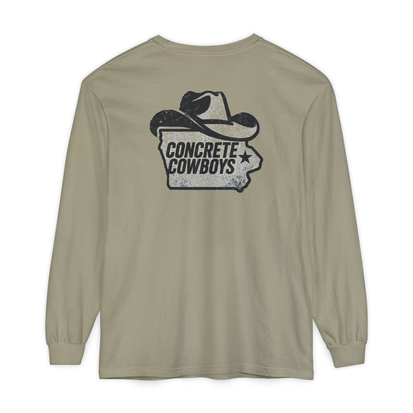 Back view showing Iowa Cowboy graphic.