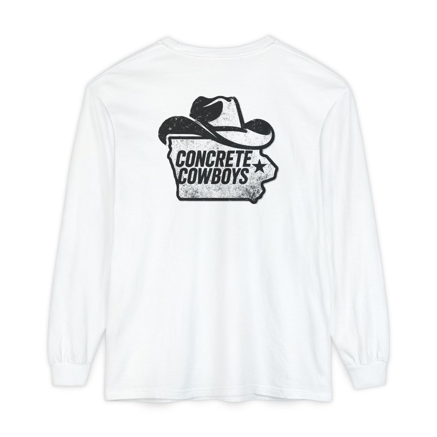 Back view showing Iowa Cowboy graphic.