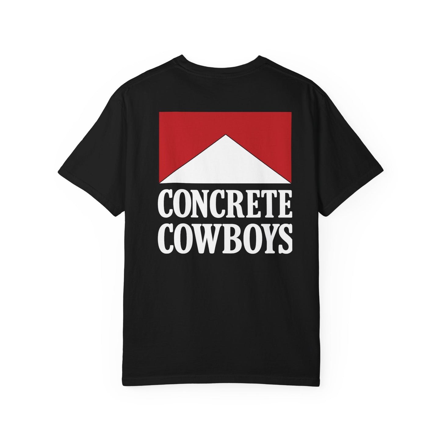 Concrete Cowboys Cowboy Killer black t-shirt back showing bold western graphic