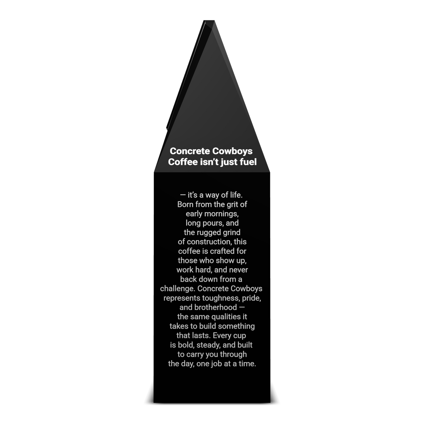 Expansion Joint coffee bag story panel