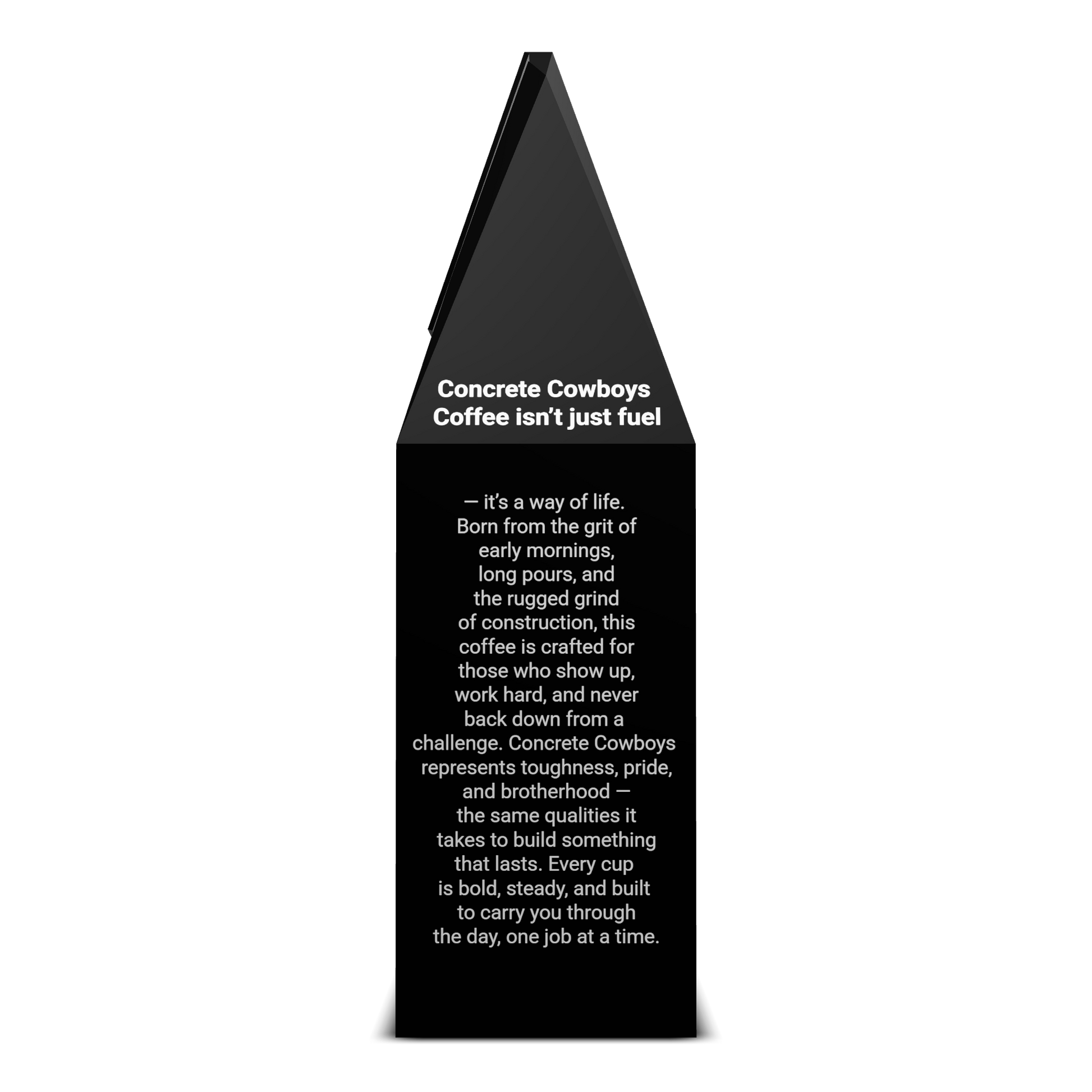 Expansion Joint coffee bag story panel