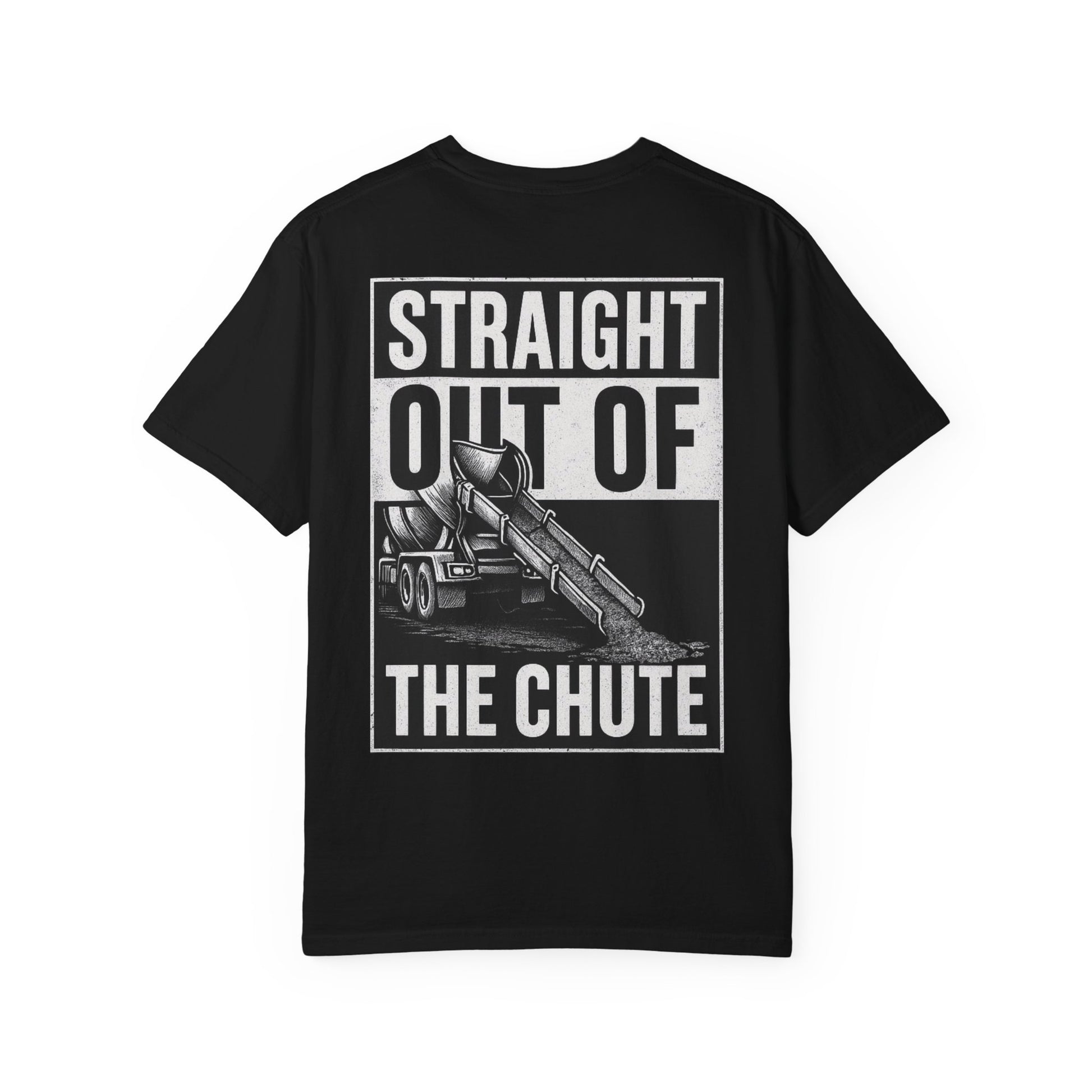 Concrete Cowboys Straight Out of the Chute black t-shirt back