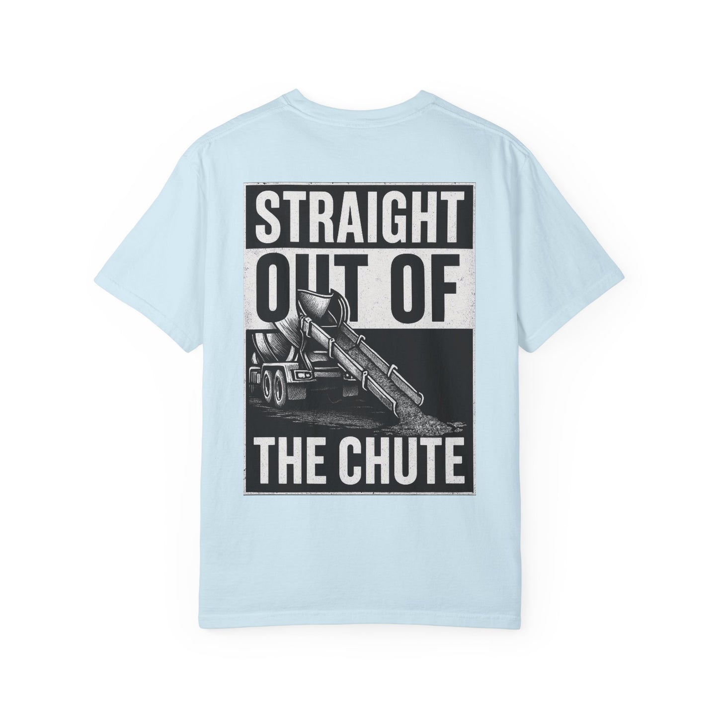 Concrete Cowboys Straight Out of the Chute chambray t-shirt back