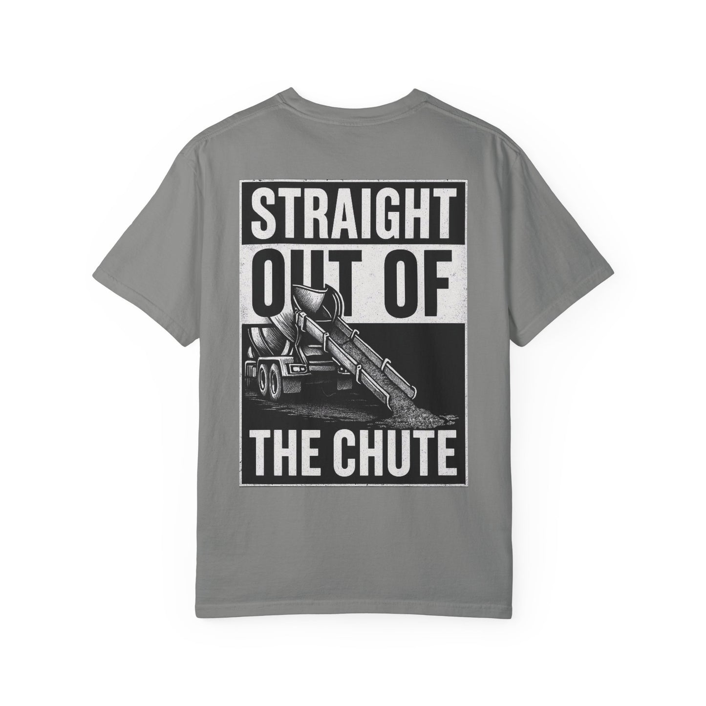 Concrete Cowboys Straight Out of the Chute granite t-shirt back