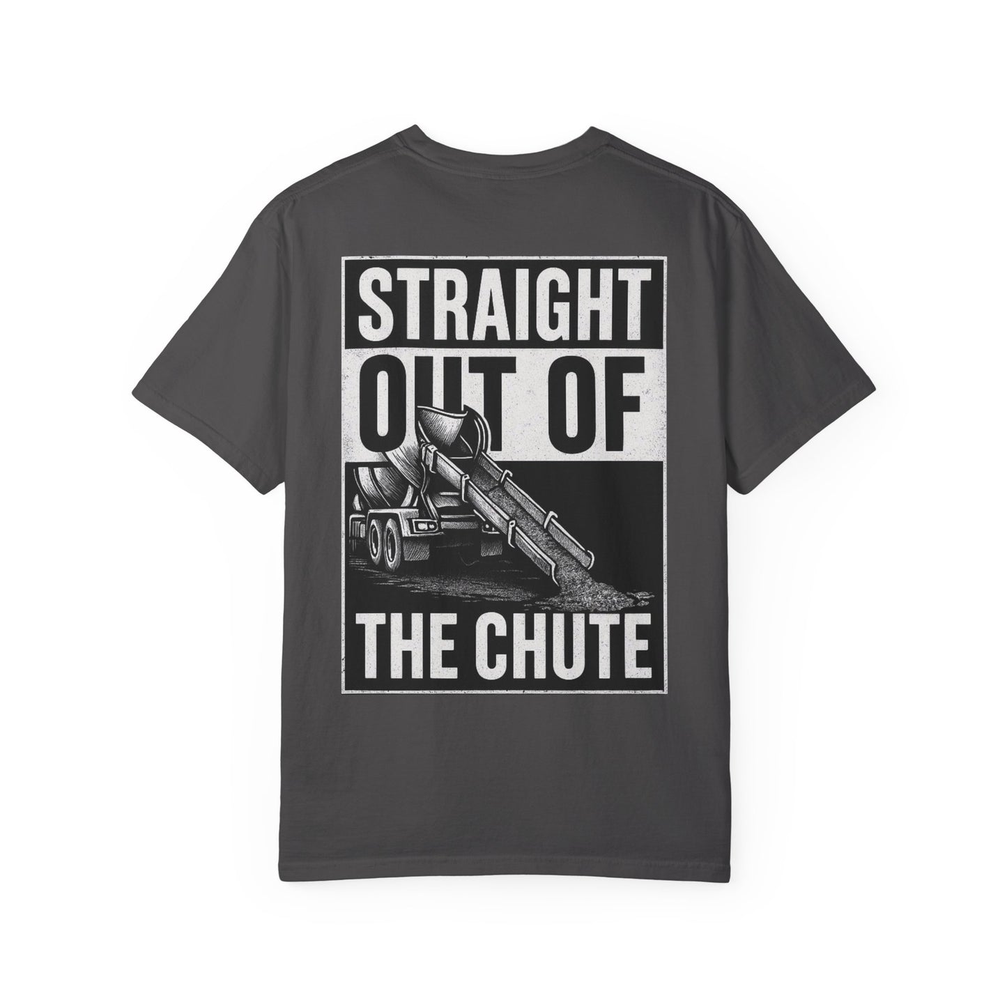 Concrete Cowboys Straight Out of the Chute graphite t-shirt bac