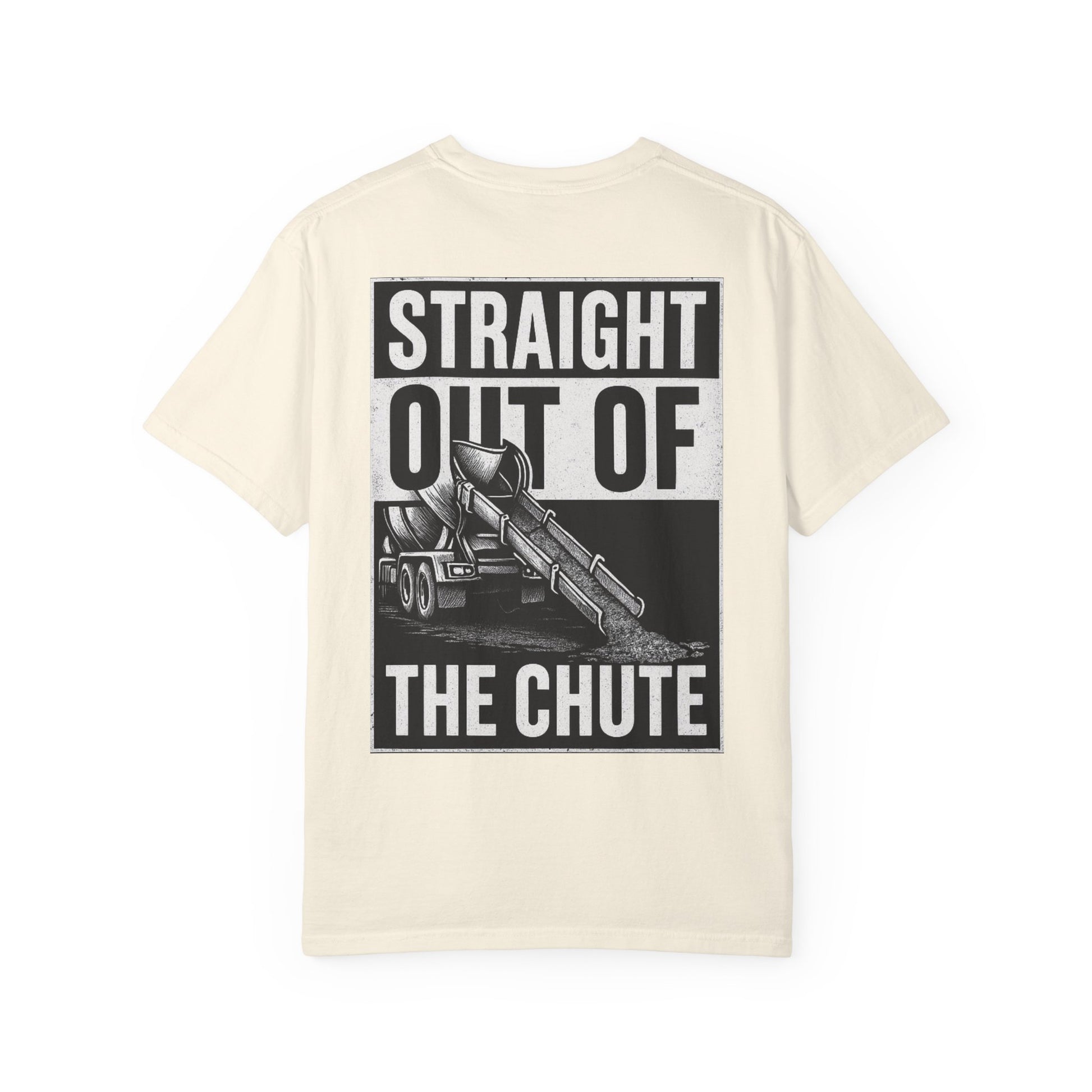 Concrete Cowboys Straight Out of the Chute ivory t-shirt back