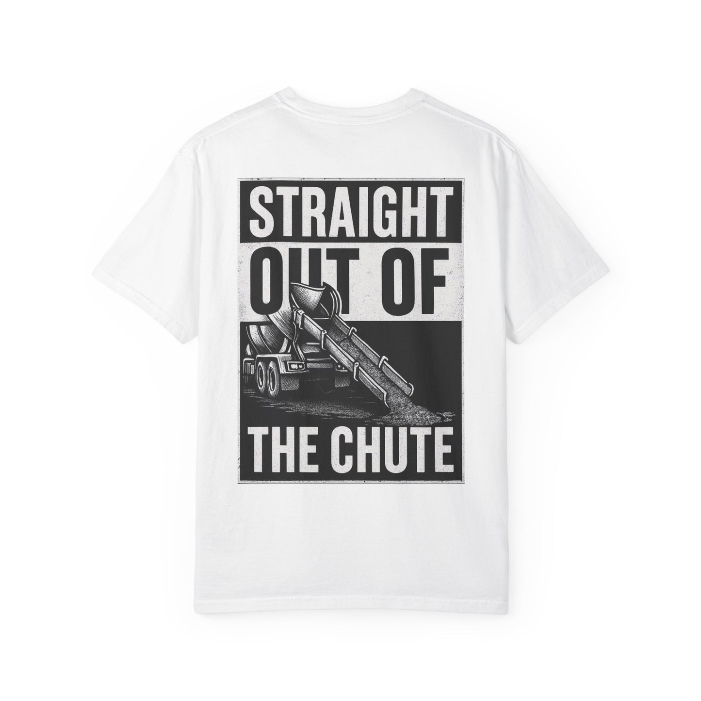 Concrete Cowboys Straight Out of the Chute white t-shirt back