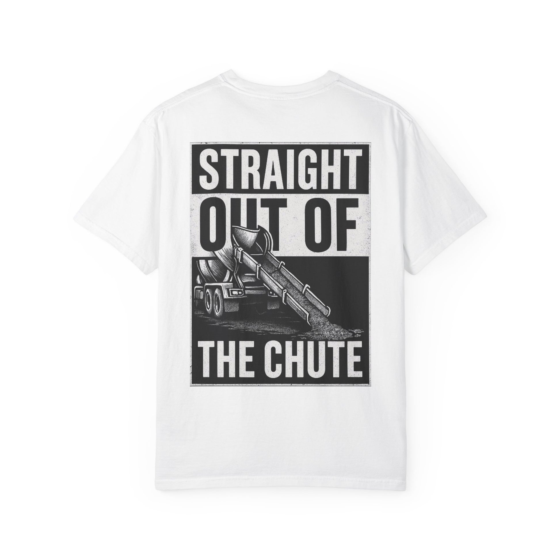 Concrete Cowboys Straight Out of the Chute white t-shirt back